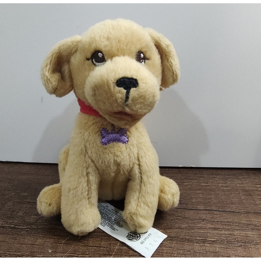 Furreal Friends Puppy Dog Plush Stuffed Toy Burger King 2009 Golden Retriever 4"